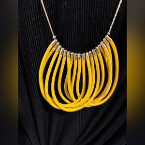 Gold plated and Yellow Necklace